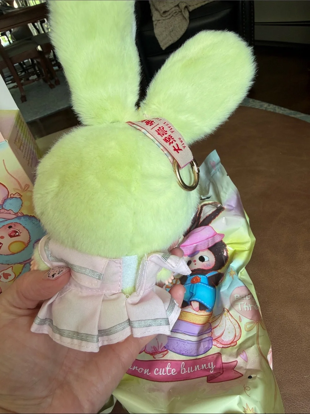 Cureplaneta- Baby Three Macaron Cute Bunny Series- Confirmed: Green Bunny (NIB)